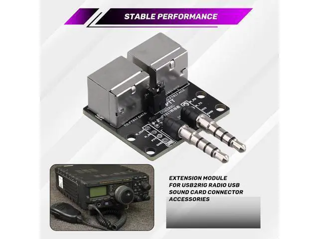 Alt view image 4 of 7 - USB2RIG Interface Module for Seamless USB Sound Card Connection - Top Radio Accessory