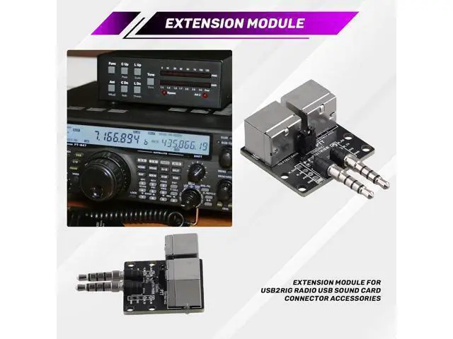 Alt view image 7 of 7 - USB2RIG Interface Module for Seamless USB Sound Card Connection - Top Radio Accessory