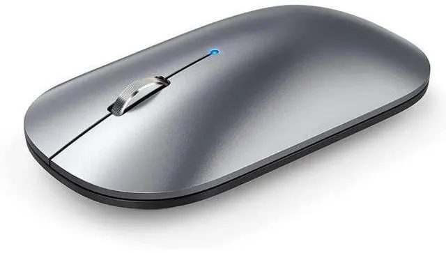 Main image of Bluetooth Mouse, Slim Silent Rechargeable Wireless Mouse Bluetooth 5.0/3.0 2.4G Portable Optical Cordless Mice with USB Receiver 4 Adjustable DPI for MacBook iPad Windows Computer Laptop PC