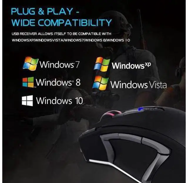 Alt view image 4 of 7 - Gaming Mouse Wired, 13 Programmable Buttons (8+5 Side Buttons), RGB Backlit, Marco, 10000 DPI Adjustable, Comfortable Grip Ergonomic Optical Gaming Mice with Tunable Weights, Black