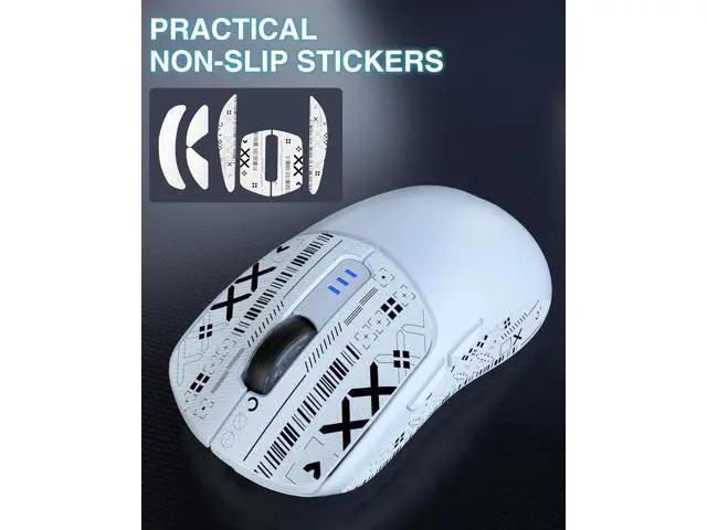 Alt view image 5 of 7 - SC580 Wireless Gaming Mouse, Tri-Mode 2.4G/BT5.0/USB-C Gaming Mouse, 12000 DPI Rechargeable Wireless Mouse with 6 Programmable Buttons, Ergonomic Computer Mouse for Laptop/PC/Mac/Tablet