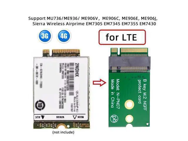 Alt view image 6 of 7 - Vszerda B-Key 22x30mm to 22x42mm Male to Female Extension Adapter for 2230 SSD Wireless Card