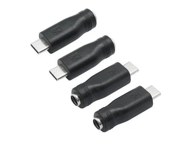 Alt view image 7 of 7 - Vszerda DC 5.5mm x 2.1mm to USB C Adapter, 5V DC 5521 Female to USB Type C Male Plug Convert Connector Power (4Pcs)