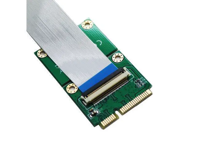 Alt view image 3 of 4 - Vszerda M.2 (NGFF) nVME SSD to Mini PCIe Adapter with 20cm Cable