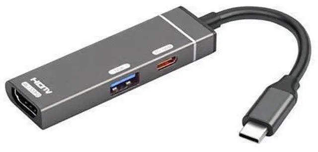 Main image of Vszerda USB-C Type-C to HDMI Multiport Adapter 4K@120hz USB 3.0 OTG Converter HDTV with Female PD 100W Power Port