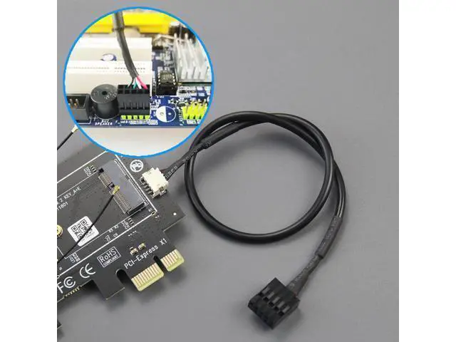 Alt view image 4 of 7 - Vszerda WA01 M.2 E Key to PCIe X1 WiFi Bluetooth Adapter for M.2 WiFi 4/5/6/6e/7/Coral TPU Module, with 6-dBi SMA Antenna Kits