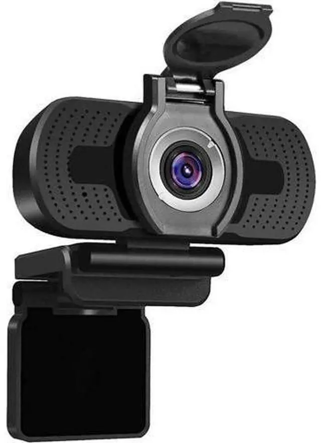Main image of Webcam with Microphone with Privacy Cover,1080P Full HD Web Camera with Wide View for Live Broadcast,PC Laptop Desktop USB Webcams Computer Video Camera