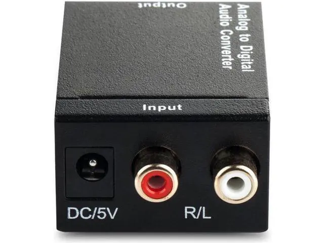 Alt view image 6 of 7 - Musou RCA Analog to Digital Optical Toslink Coaxial Audio Converter Adapter with Optical Cable