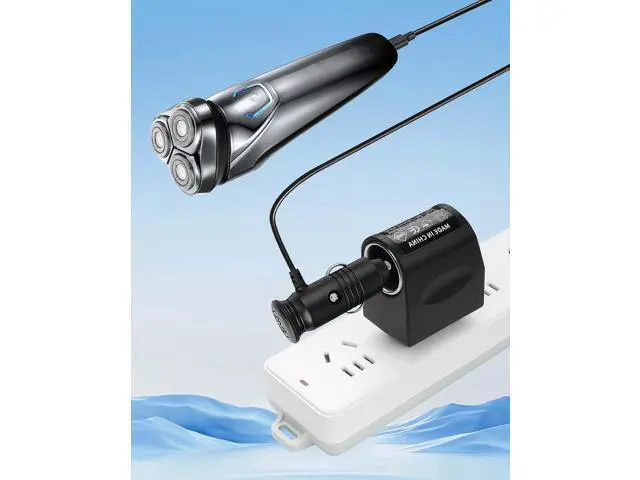 Alt view image 5 of 7 - AC to DC Adapter Wall Plug to 12V 18W Cigarette Lighter Converter 100-240V AC to DC 12 V Cigarette Lighter Adapter, AC/DC Power Converter