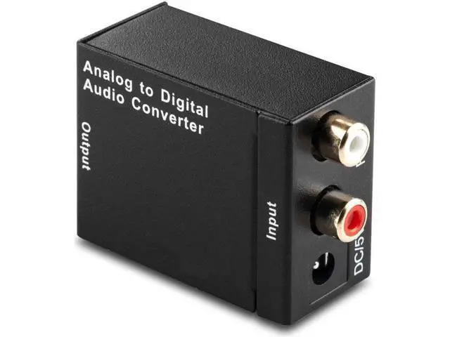 Alt view image 4 of 7 - Musou RCA Analog to Digital Optical Toslink Coaxial Audio Converter Adapter with Optical Cable