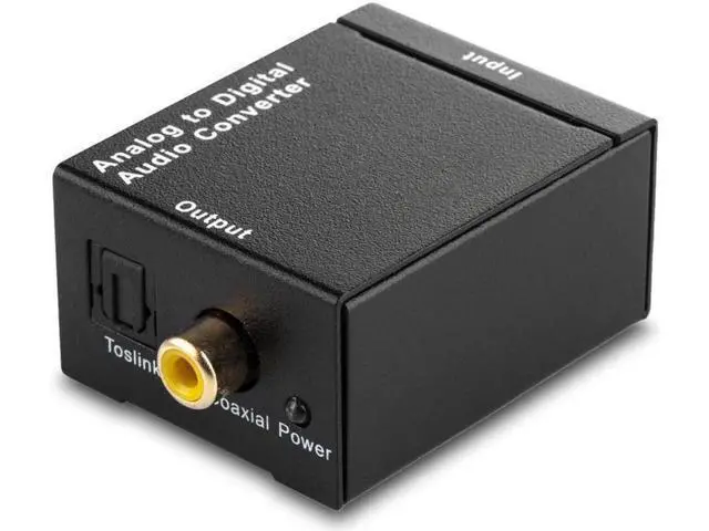 Alt view image 5 of 7 - Musou RCA Analog to Digital Optical Toslink Coaxial Audio Converter Adapter with Optical Cable