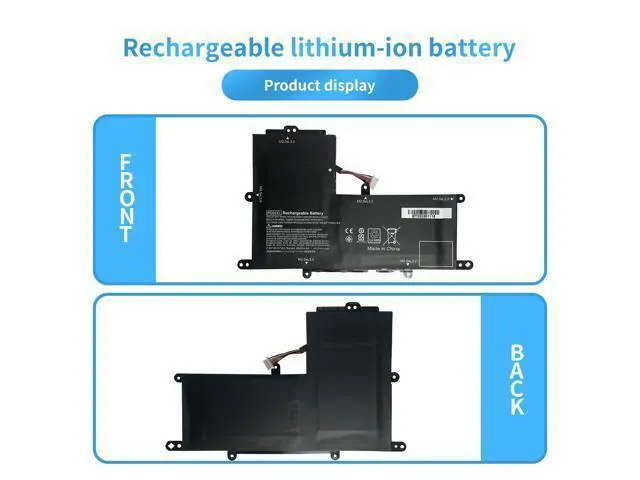 Alt view image 5 of 6 - Hubei PO02XL HSTNN-DB7G TPN-Q166 823908-1C1 823908-2C1 824560-005 HSTNN-IB7G Laptop Battery Compatible with HP Stream 11-R 11-R014WM Pro G2 G3 Series(7.6V 37Wh)
