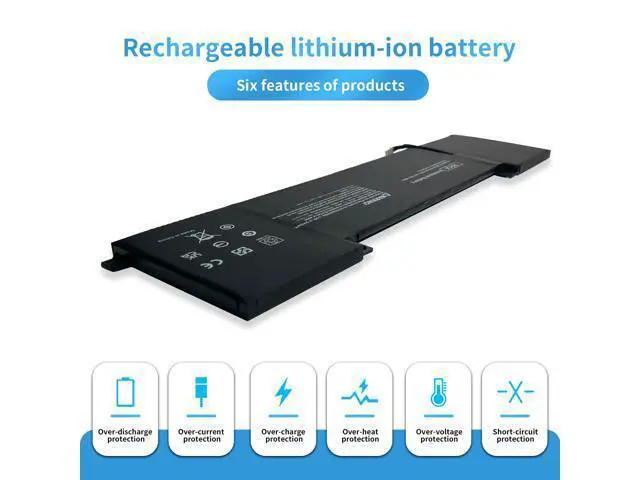 Alt view image 4 of 6 - RR04 Laptop Battery Compatible with HP Omen 15-5000 15-5100 15-5200 15T-5000 15-5001NA 15-5010NR 15-5012TX 15-5116TX 15-5014TX 15-5016TX 15-5220NR 15-5210NV 15-5051NA TPN-W111 Series(15.2V 58Wh)