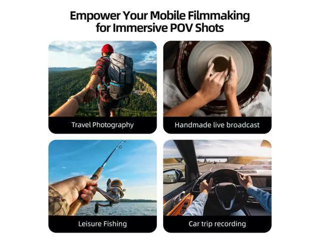 Alt view image 5 of 7 - Magnetic Neck Mount for Phones, Neck Cell Phone Holder POV/Vlog Selfie Mount Hand Free Phone Neck Holder Chest Stand Strap Video Recording for iPhone 17 16 15 14 13 12 Seires Android Phones
