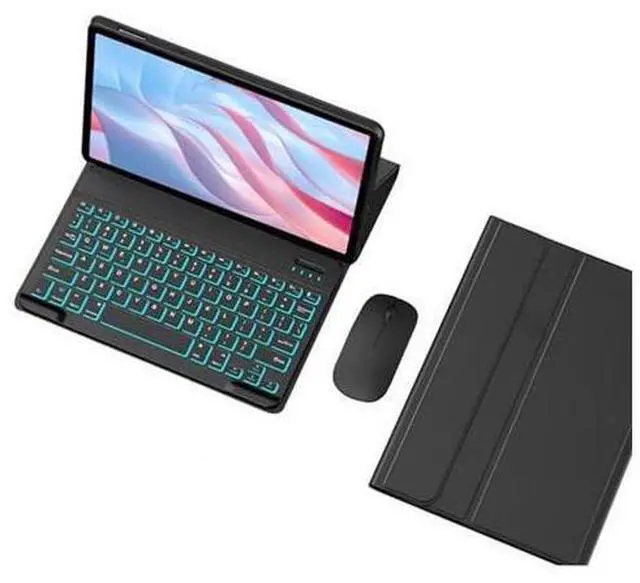 Main image of GYSDCAZ Keyboard Case for Honor Pad X9 11.5 Inch 2023, Detachable Backlit Keyboard with Protective Cover,Black with Mouse