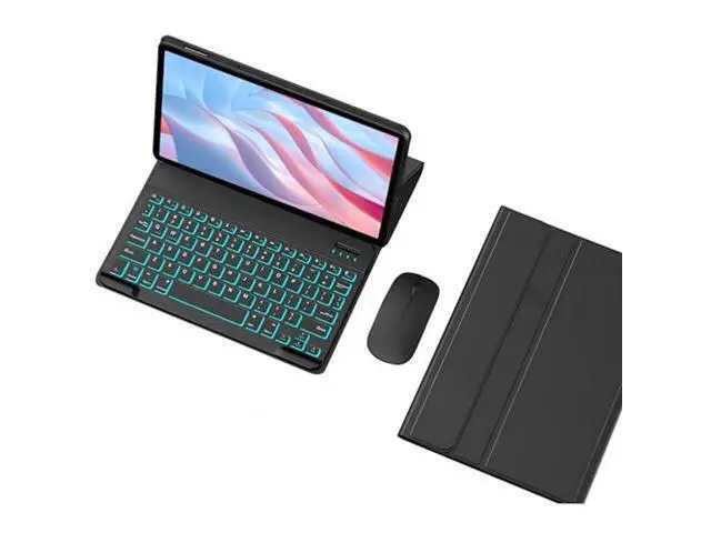 Alt view image 6 of 7 - GYSDCAZ Keyboard Case for Honor Pad X9 11.5 Inch 2023, Detachable Backlit Keyboard with Protective Cover,Black with Mouse