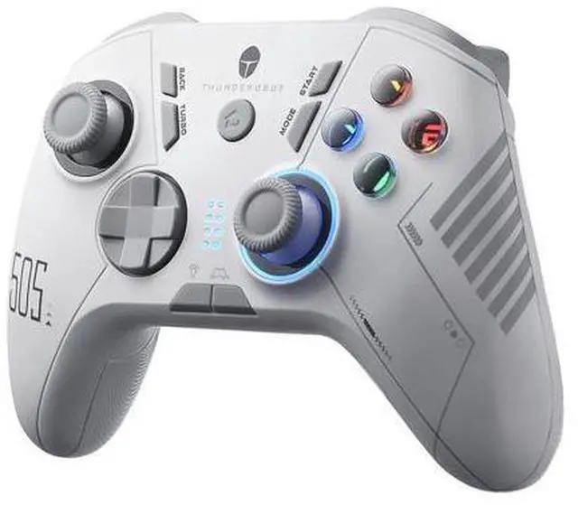 Main image of 1000HZ Wireless PC Controller for Windows PC,Switch,IOS&Android,PC Game Controller with Hall Effect Joysticks&Triggers/Gyroscope,6 Programmable Buttons White