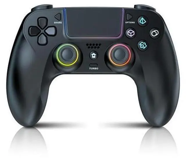 Main image of LED Wireless Controller for PS5 with Hall Effect Joystick and Trigger,4 Macron Boutton Extended Grip Controller Compatible with PS5 Pro/Slim, Dual Vibration, Remap/Turbo Function