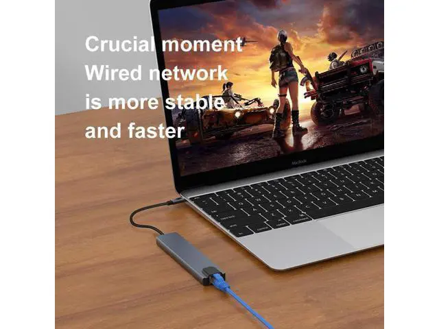 Alt view image 4 of 6 - USB C Hub, 8-in-1 USB C Docking Station for Laptops or Other Type C Devices, with USB C to HDMI, USB C SD Card Reader/Micro SD, USB C to Ethernet Adapter, USB 3.0, USB C Dock / 80W Fast Charging