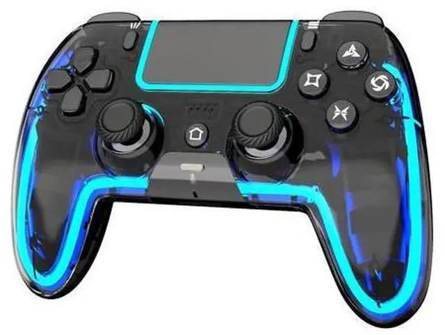 Main image of Wireless Controller for PS5, Pro/Slim/MAC/Steam Deck/PC, Hall Effect Joystick, Dual Vibration/Marco/Turbo, 3.5mm Jack, 6-Axis, Mute Key, LED Gamepad with Speaker