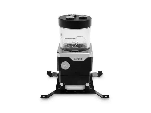 Alt view image 3 of 3 - EK-Loop Uni Pump Reservoir Bracket - 140mm DDC/D5 bracket for 14cm fan