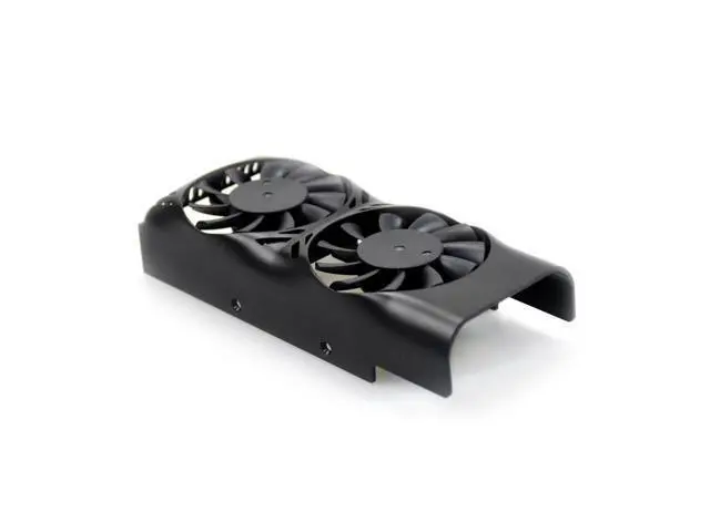 Alt view image 2 of 3 - For MSI GeForce GTX 1050 2GT LP Graphics Card Cooling Double Fan With Frame 2pin