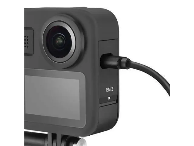 Alt view image 4 of 4 - Metal Camera Cover With Charging Port for Gopro Max Action Camera Housing Side Cover Case for Gopro Max Accessories