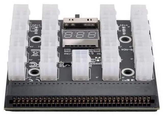Main image of Server PSU Power Supply 1200W Breakout Board Adapter with 17 Ports ATX 6 Pin for DPS-800GB 1200FB 1200QB