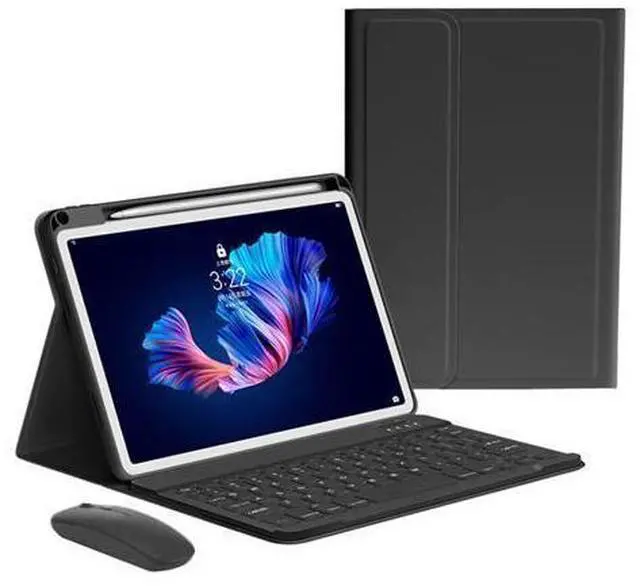 Main image of kaitesi Keyboard Case Mouse for iPad Pro 11 inch M4 Case with Keyboard and Mouse, Magnetically Detachable Color Keyboard Case for iPad Pro 11" M4,Black