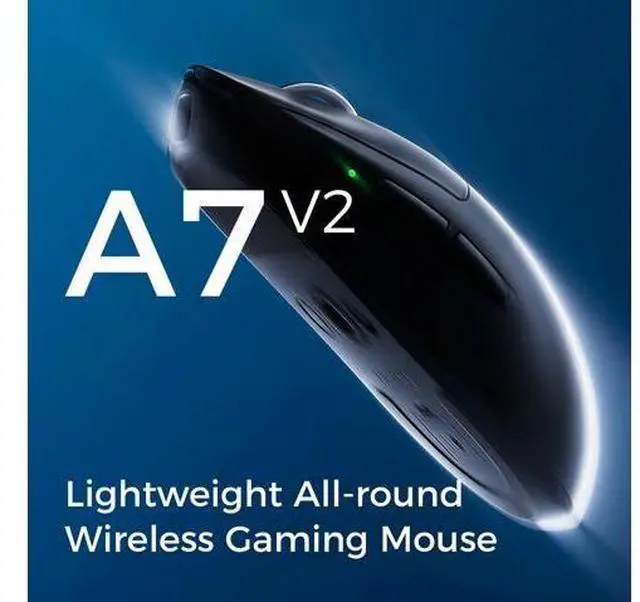 Alt view image 2 of 7 - MCHOSE A7 V2 Ultra+ Wireless Gaming Mouse, Megnetic Charging Dock,Tri-Mode Connection, 59 Grams, PAW3950 TI 42K DPI Sensor, Wired/Wireless Dual 8K Polling - Black