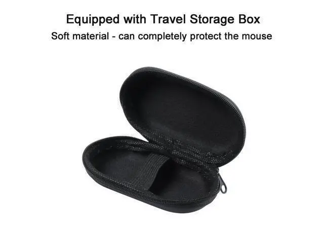 Alt view image 4 of 7 - Samudgate Wireless Mouse, 2.4GHz Ergonomic Mouse Small Handheld Finger Mouse 1200DPI Rechargeable Computer Mouse with Mouse Box,Portable Mini Mouse for Laptop Computer