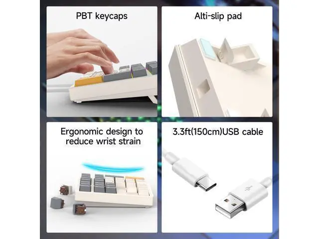 Alt view image 4 of 7 - SIKAI CASE 34 Key Mechanical Numpad, Wired Hot Swappable Programmable Number Pad Keyboard USB C 34 Key Numpad for Laptop Edit/PS/Gaming/Data Entry, VIA Support Number Pad for Win, Macbook, PC(RGB)