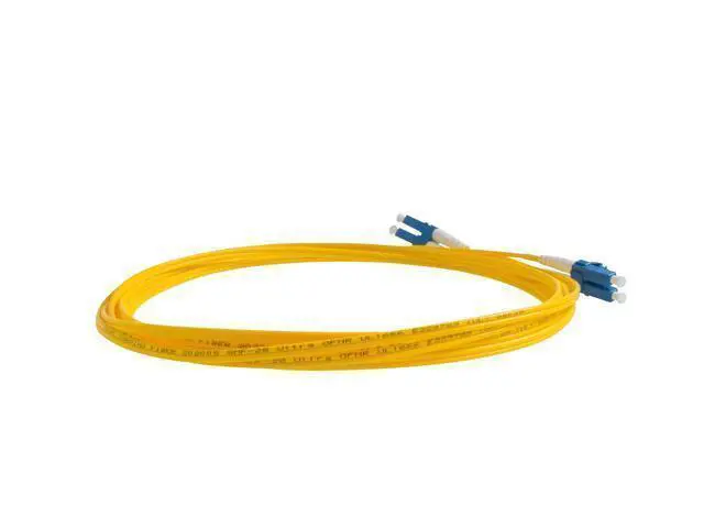 Alt view image 7 of 7 - SpeedyFiberTX 4-Pack 1 Foot LC to LC Fiber Patch Cable, Corning SMF-28 Singlemode 9/125um Ultra Optical Fiber, Duplex, Yellow Riser OFNR Cable Jacket