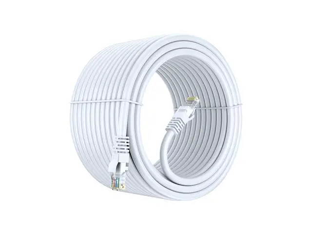 Alt view image 6 of 7 - Maximm Cat 6 Ethernet Cable 150 Ft, 100% Pure Copper, Cat6 Cable LAN Cable, Internet Cable, Patch Cable and Network Cable - UTP (White) 150 Feet