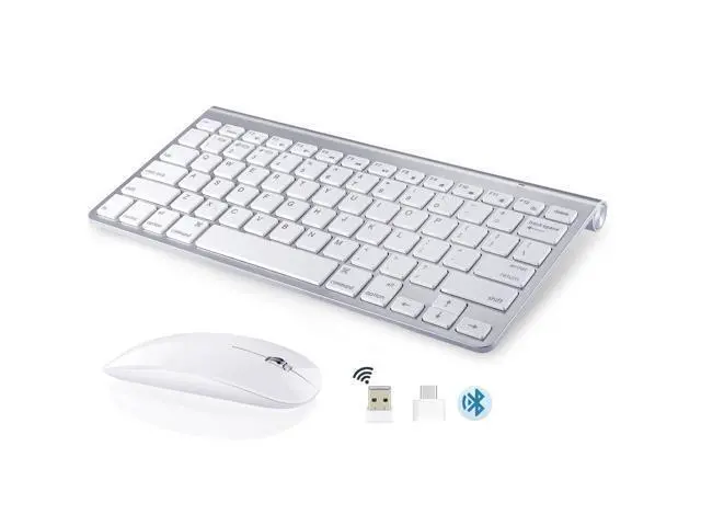 Alt view image 6 of 7 - Wireless Keyboard and Mouse for Mac Bluetooth USB C Compatible with Apple MacBook Air Pro iMac Ipad and Windows Laptops Android Tablets