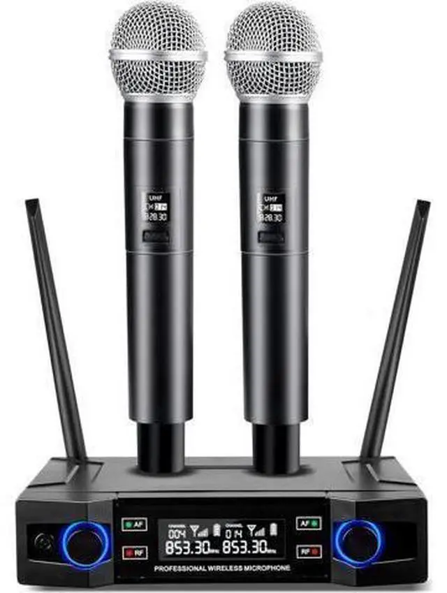 Main image of Wireless Microphone for Handheld Wireless Mic System Professional Cordless Microphone for Singing Meeting Church Wedding Party