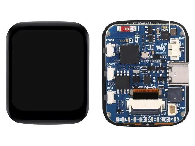 Alt view image 7 of 7 - ESP32-S3 Development Board with Onboard 1.69inch Touch LCD Display, 240280 Pixels, 262K Color Micro LCD Display, ESP32-S3, Accelerometer and Gyroscope Sensor