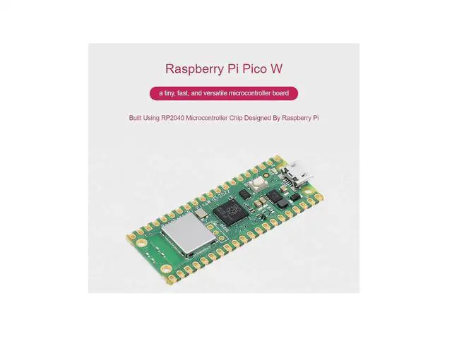 Alt view image 2 of 7 - Pre-Soldered Raspberry Pi Pico W Microcontroller Board Basic Kit,Built-in WiFi,Supports 2.4/5 GHZ Wi-Fi 4,Based On RP2040 Dual-Core Processor