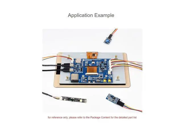 Alt view image 5 of 7 - ESP32-S3 7inch Capacitive Touch Screen Development Board 800×480 Resolution 7 inch 65K RGB LCD Disply,5-Point Touch,Supports WiFi & Bluetooth