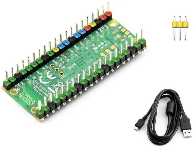 Main image of Colorful Pre-Soldered Raspberry Pi Pico 2 W Microcontroller Board with Header,Supports WiFi 4 Wireless and Bluetooth 5.2,Based On RP2350 Dual-Core Processor