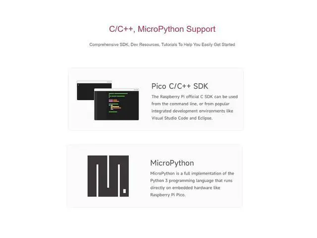 Alt view image 6 of 7 - Pre-Soldered Raspberry Pi Pico 2 W Microcontroller Board with Header,Supports WiFi 4 Wireless and Bluetooth 5.2,Based On RP2350 Dual-Core Processor