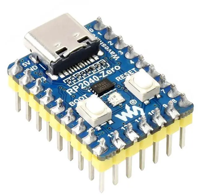 Main image of RP2040-Zero Mini Board with Pre-Soldered Header High-Performance Pico-Like MCU Board Based on Raspberry Pi Microcontroller Chip RP2040,USB-C Connector,Low-Cost, Support C/C++,MicroPython