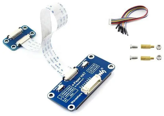 Main image of Universal e-Paper Driver HAT Board Supports Various SPI Interface e-Ink Raw Display Panels Compatible with Raspberry Pi 3B+/3B/2B/Zero/Zero W