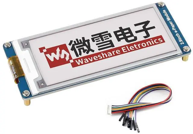 Main image of Three Color 2.9inch E-Ink Display Module (B), 296x128 Resolution 3.3V/5V E-Paper Epaper Display Screen Red Black White Tri-Color Compatible with Raspberry Pi/Arduino/STM32,SPI Interface, Full Refresh
