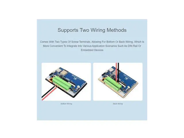 Alt view image 6 of 7 - ESP32-S3 4.3inch Capacitive Touch LCD Development Board Type B with Case 800×480 Solution IPS Display with 2.4GHz WiFi and BLE 5 Support,32-bit LX7 Dual-core Processor