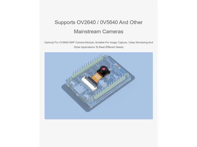 Alt view image 4 of 7 - ESP32-S3 2inch Capacitive Touch Display Development Board 240×320 Pixels IPS Screen Embedded with ST7789T3 Driver and CST816D Chip,Come with OV5640 Camera,Supports WiFi & Bluetooth