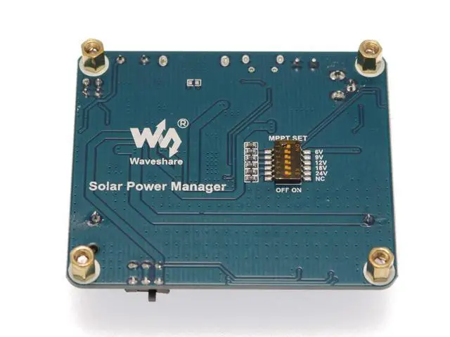 Alt view image 4 of 6 - Solar Power Management Module for 6V~24V Solar Panel Supports Solar Panel/USB Connection Battery Charging Onboard MPPT Set Switch