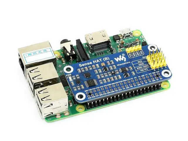 Alt view image 7 of 7 - Sense HAT (B) for Raspberry Pi Onboard Multi Powerful Sensors Supports External Sensors