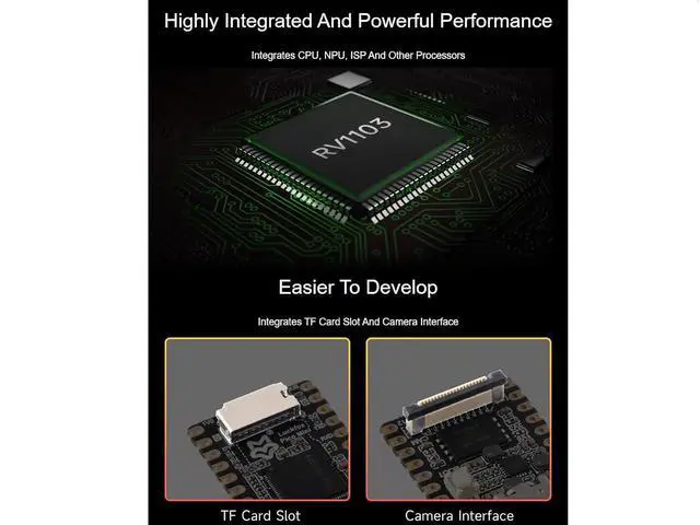 Alt view image 5 of 7 - Luckfox Pico Mini RV1103 Linux Micro Development Board Based on RV1103 Chip with 128MB Flash,Integrates ARM Cortex-A7/RISC-V MCU/NPU/ISP Processors,USB Type-C Connector,CSI Camera Interface