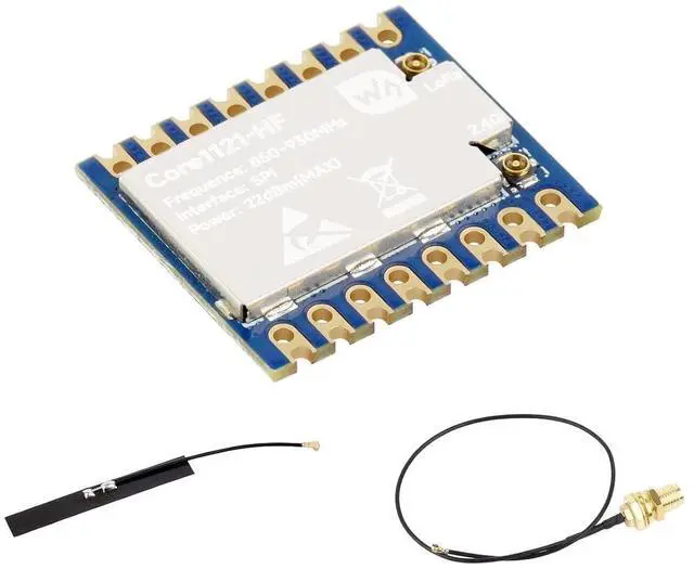 Main image of Core1121 HF Dual-Band LoRa Module with Antenna Based on Low-Power LoRa LR1121 Transceiver,850-930MHz Frequency,Supports LoRa, (G) FSK, and LR-FHSS Modulation Schemes